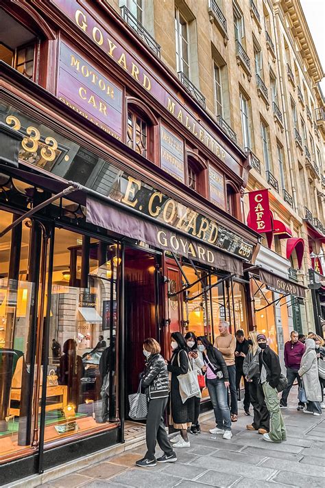 Goyard store in Paris france